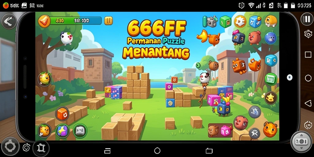 Tampilan gameplay <strong>666FF</strong> yang menegangkan dan penuh warna.