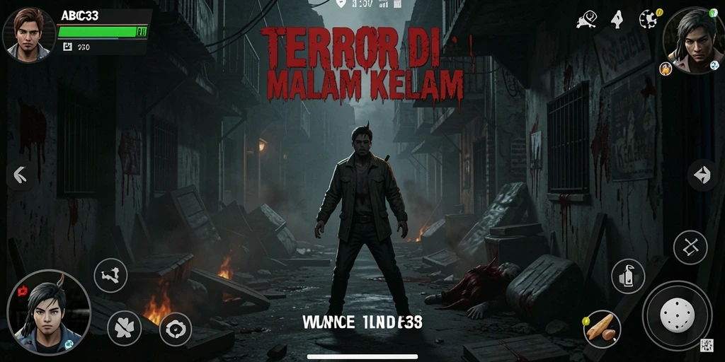 Gameplay menegangkan dengan suasana Horror yang mendalam.