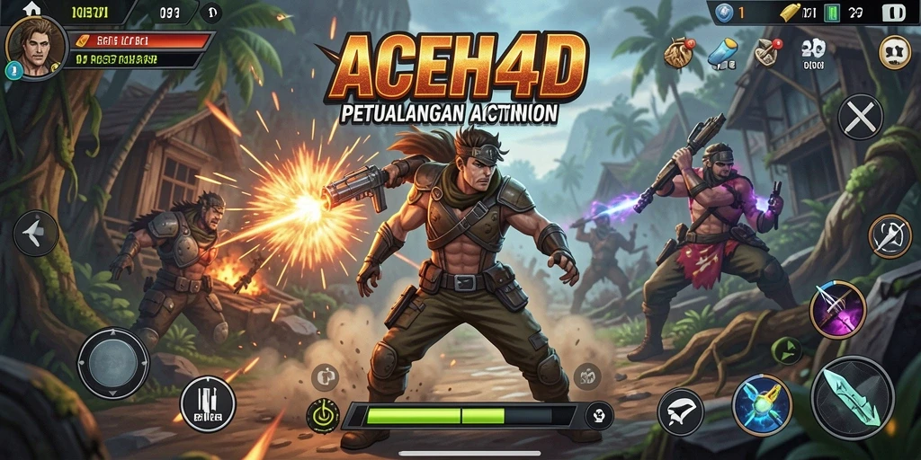 Tampilan gameplay seru dari ACEH4D dengan aksi mendebarkan.