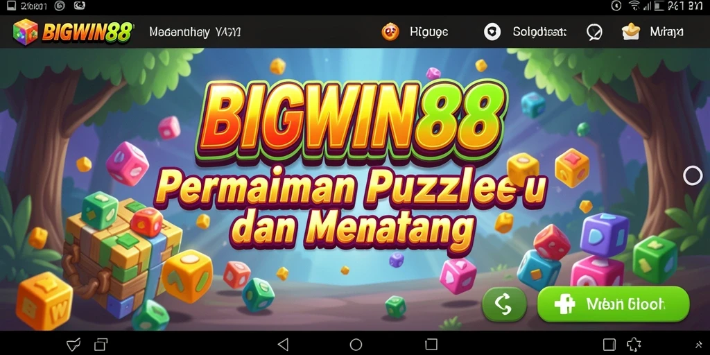 Tangkapan layar gameplay <strong>BIGWIN88</strong> menampilkan tantangan menarik dari teka-teki.
