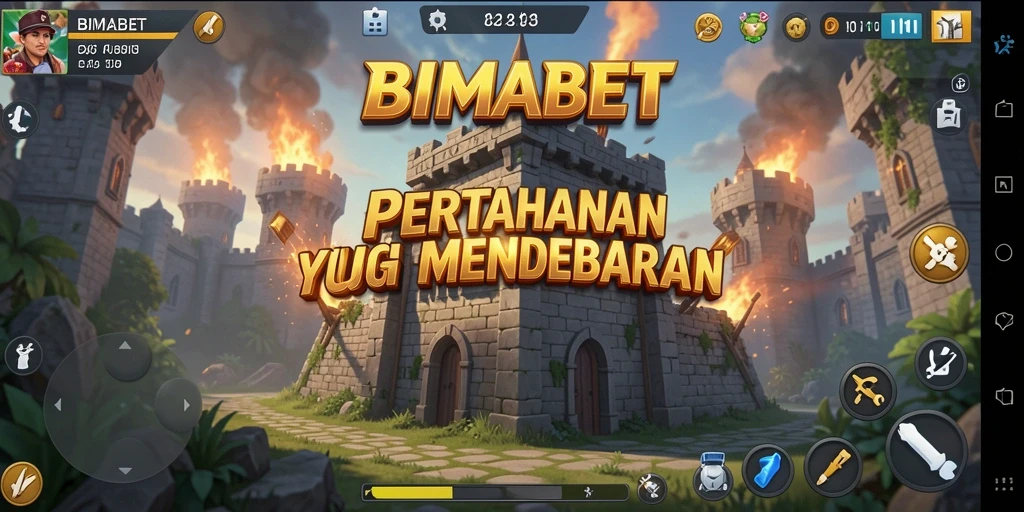 Tampilan menarik dari gameplay BIMABET Tower Defense yang penuh aksi.