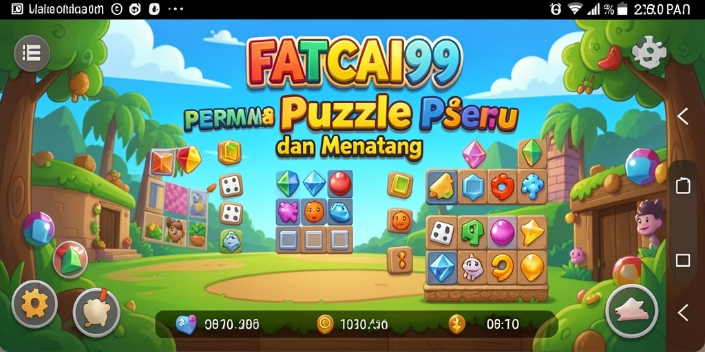 Tampilan gameplay <strong>FATCAI99</strong> yang menarik dengan berbagai teka-teki menantang.