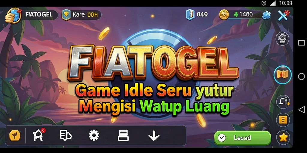 Tampilan gameplay FIATOGEL yang menarik dan menyenangkan.