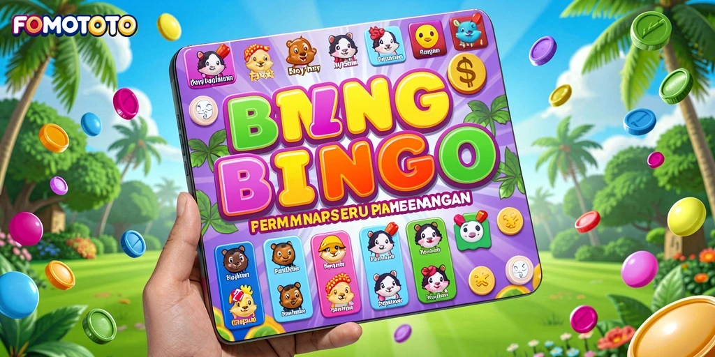 Screenshot gameplay FOMOTOTO menangkap momen seru dalam permainan Bingo.