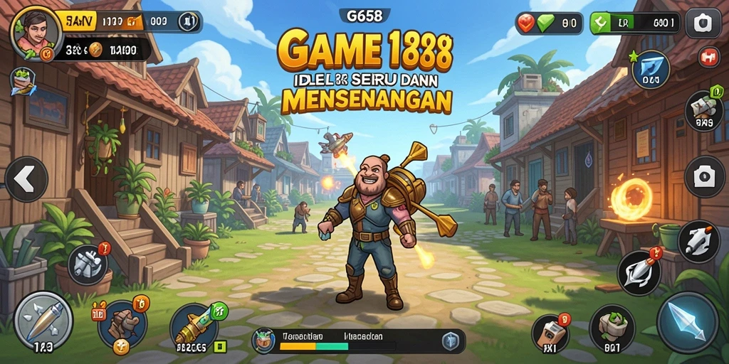Tampilan gameplay menarik dari G668 dengan karakter Idle.