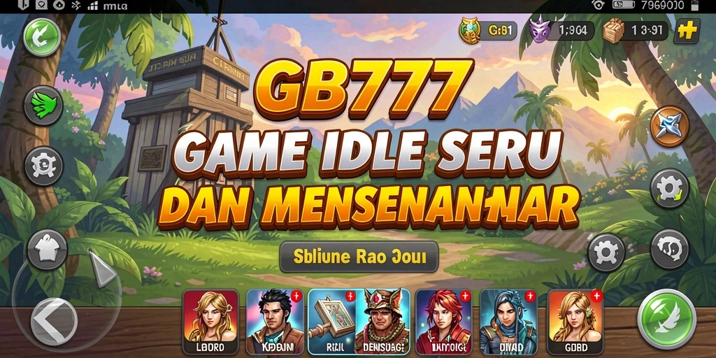 Tampilan screenshot utama GB777 menggambarkan gameplay Idle yang seru dan menarik.