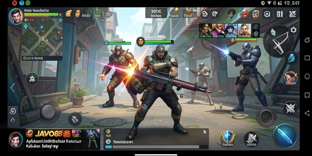 Screenshot utama JAVO88 menampilkan fungsi aplikasi Utility yang praktis.