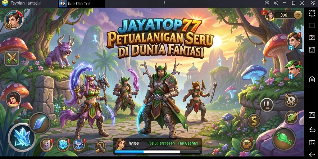 Screenshot gameplay seru dari JAYATOP77 saat menjelajahi dunia petualangan.