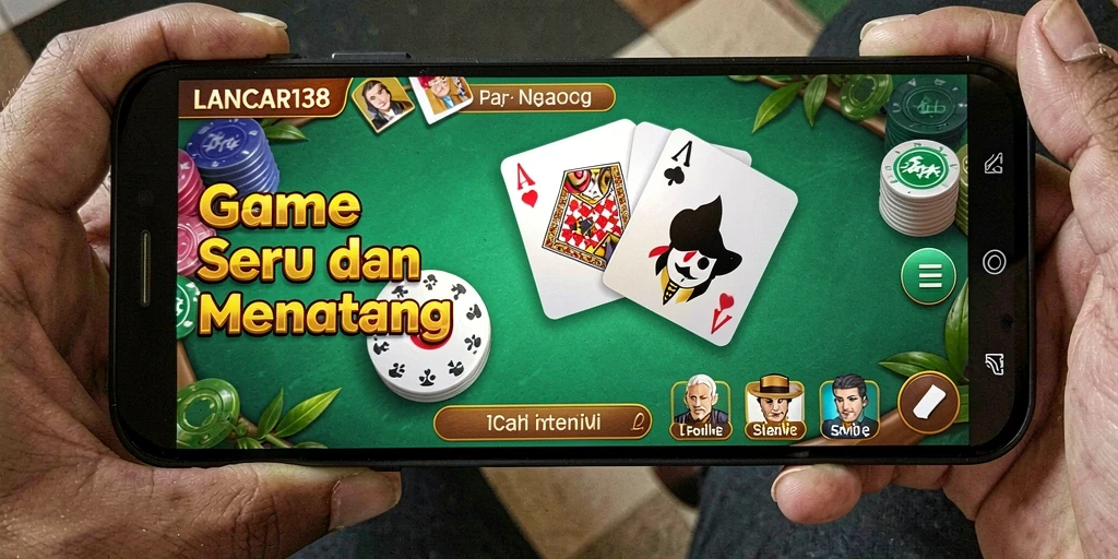 Screenshot gameplay Domino yang seru di LANCAR138.