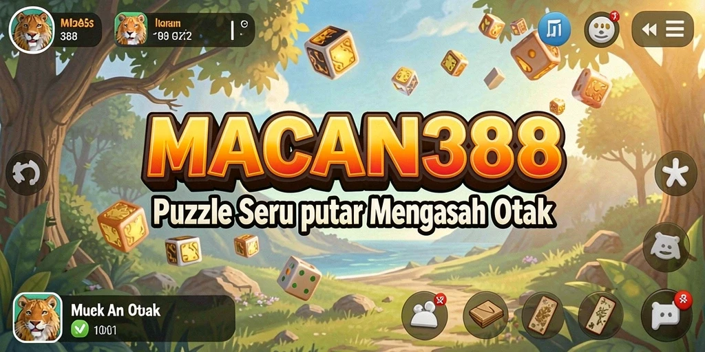 Tampilan menarik dari gameplay Puzzle yang seru di MACAN388.