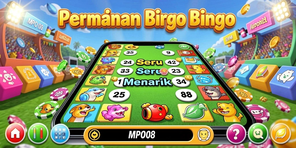 Tampilan gameplay seru dalam game Bingo MPO08.