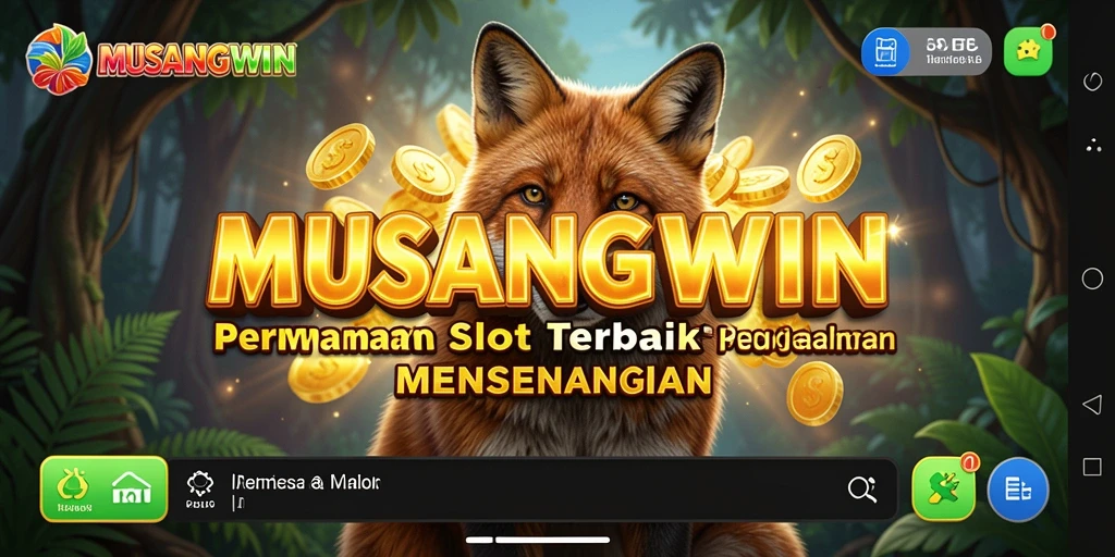 Screenshot gameplay MUSANGWIN menampilkan perputaran slot yang mengasyikkan dan grafis yang mencolok.