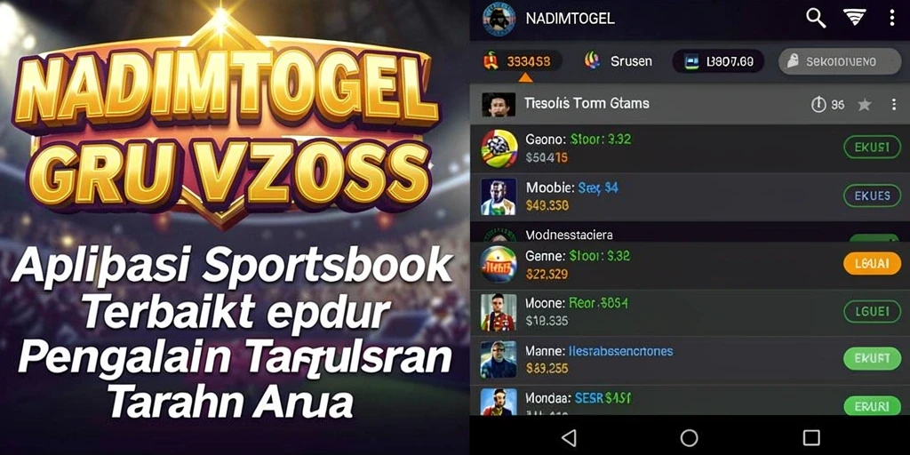 Screenshot gameplay NADIMTOGEL menunjukkan pengalaman taruhan olahraga yang menarik.