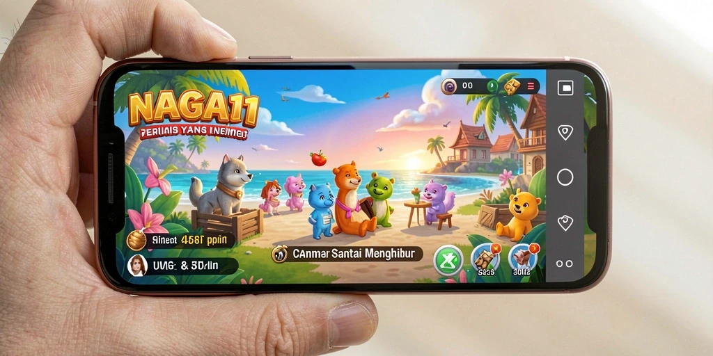 Gameplay NAGA11 yang seru dan menenangkan.