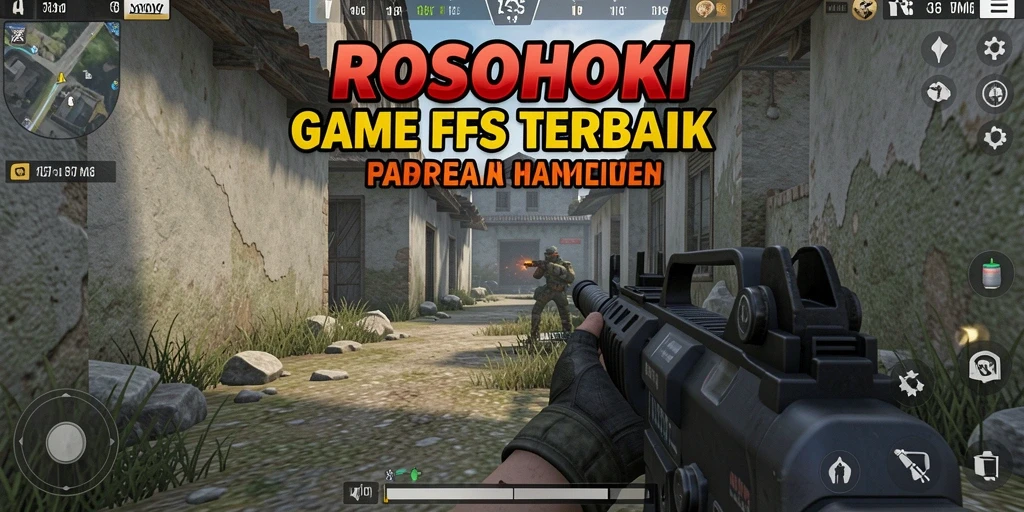 Gameplay seru ROSOHOKI yang menampilkan pertempuran intens.