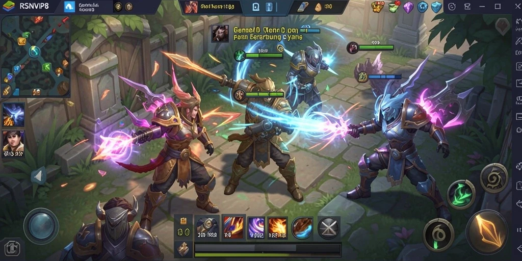 Tampilan gameplay RSNVIP8 yang mendebarkan dan menantang.