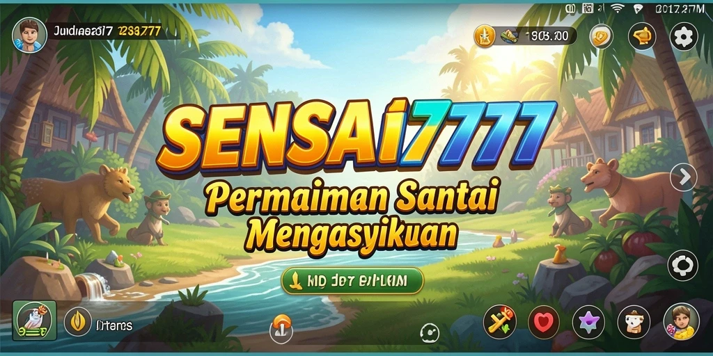 Tampilan gameplay SENSASI777 yang menarik dan menghibur.