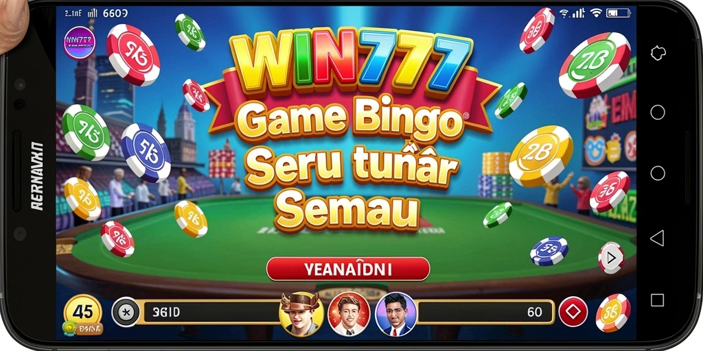 Tampilan gameplay seru dan menegangkan dalam WIN777 Bingo.