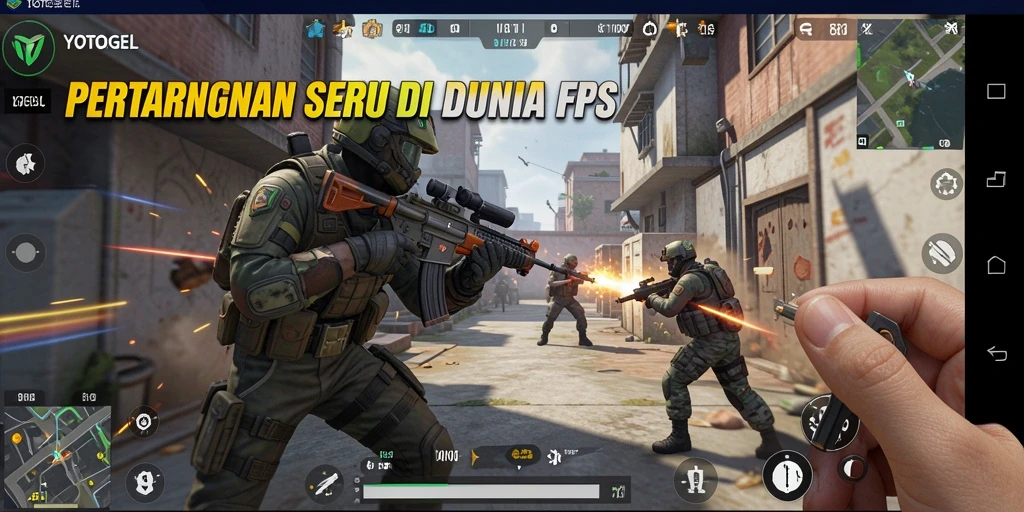 Gameplay intens dan seru di YOTOGEL